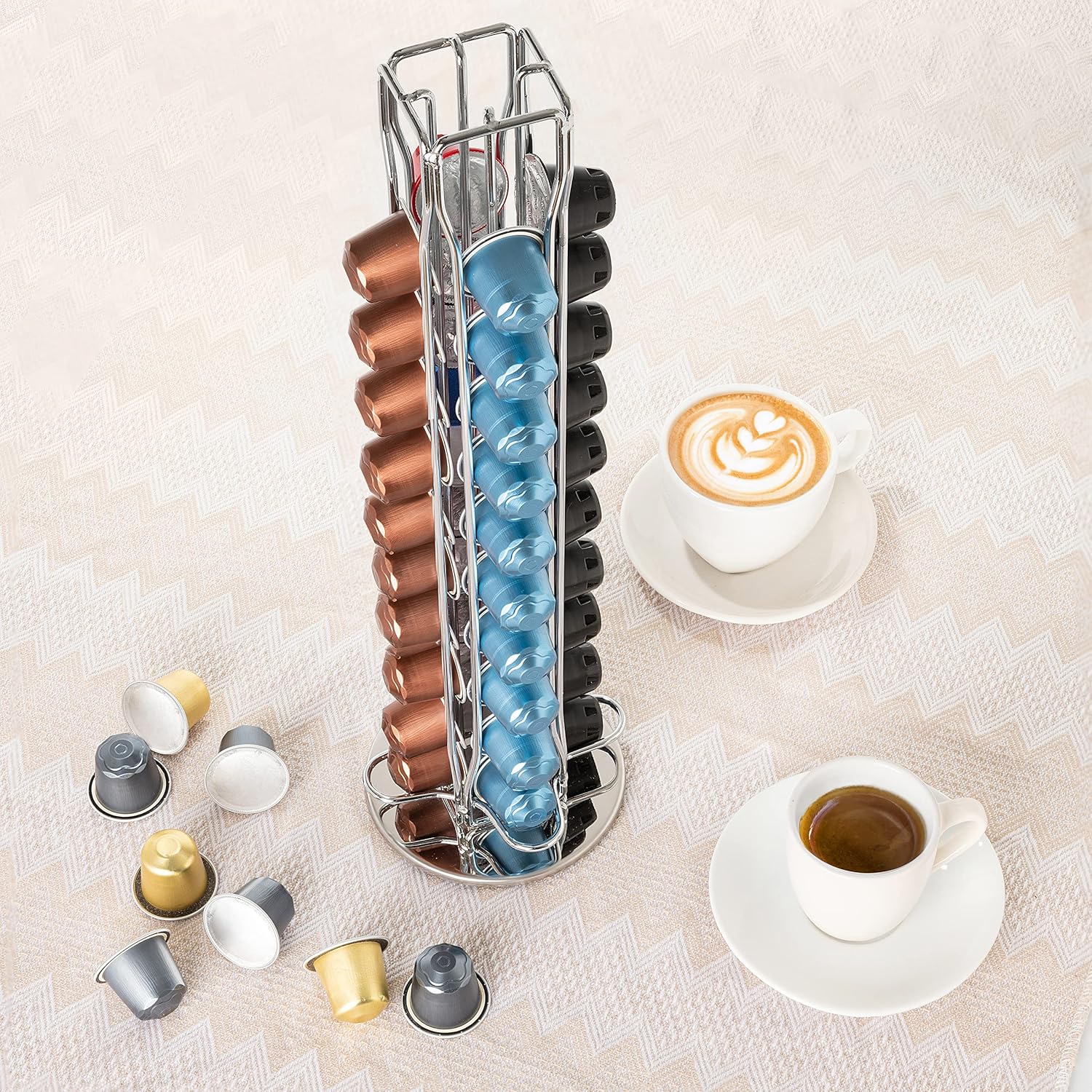 Coffee Pods Holder Storage Compatible with 40 Nespresso Pods V178-36114