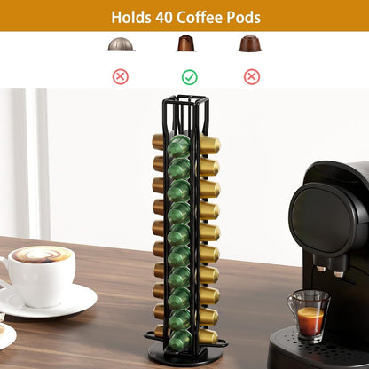 Coffee Pods Holder Storage Compatible with 40 Nespresso Pods V178-36115