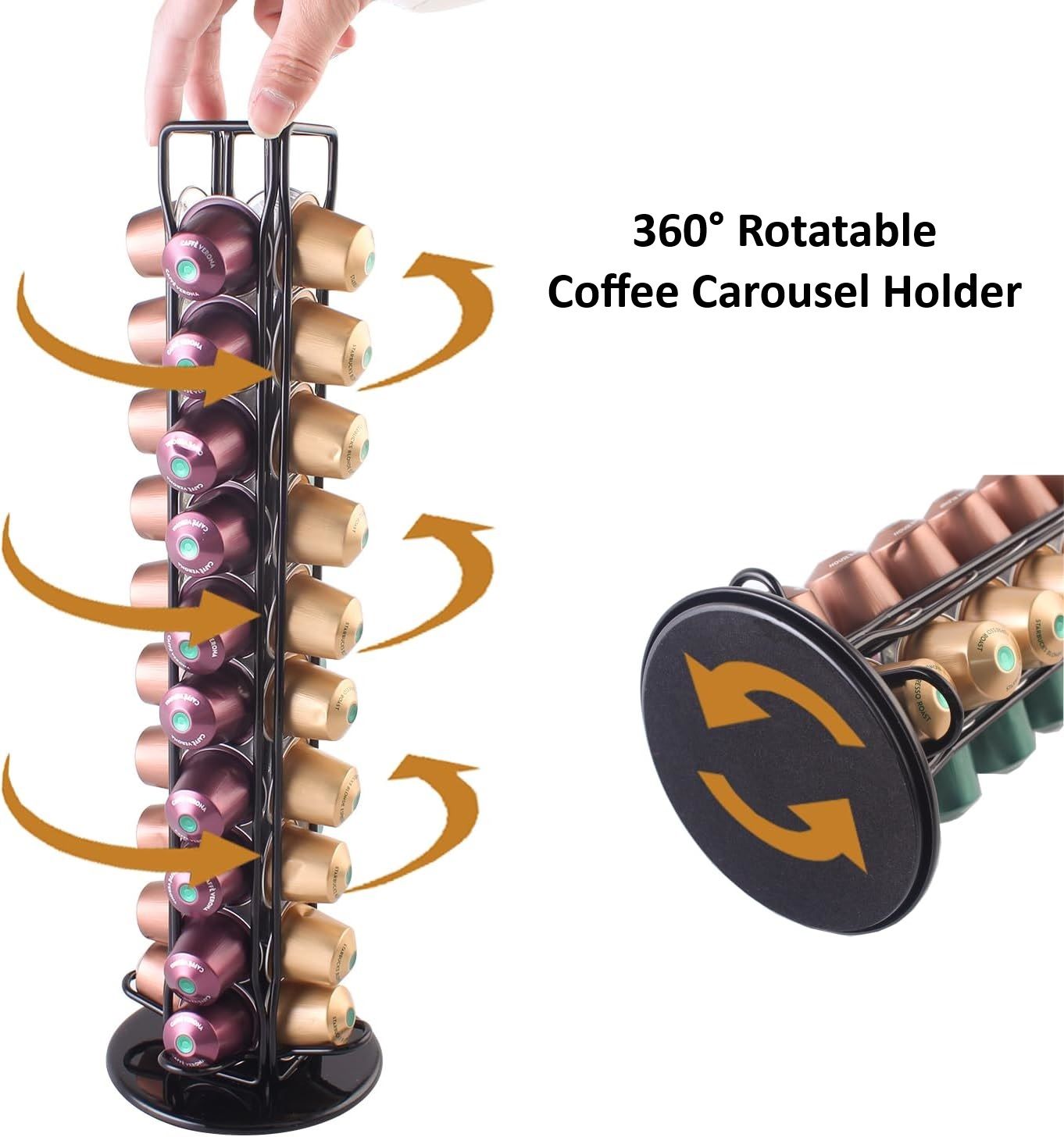 Coffee Pods Holder Storage Compatible with 40 Nespresso Pods V178-36115