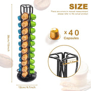 Coffee Pods Holder Storage Compatible with 40 Nespresso Pods V178-36115