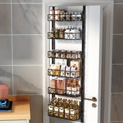 6 Tier Adjustable Baskets Over Door Pantry Organiser for Home Kitchen V178-36118