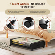 XXL Under Bed Rolling Storage Containers with 50L Large Capacity and Wheels V178-36122