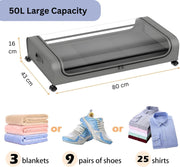 CARLA HOME XXL Under Bed Rolling Storage Containers with 50L Large Capacity and Wheels V178-36123