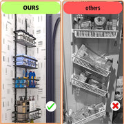 4 Tier Adjustable Baskets Over Door Pantry Organiser for Home Kitchen V178-36126