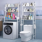 CARLA HOME 3-Tier Over The Toilet Storage Rack with Hooks & Paper Holder for Bathroom & Laundry Room V178-36143