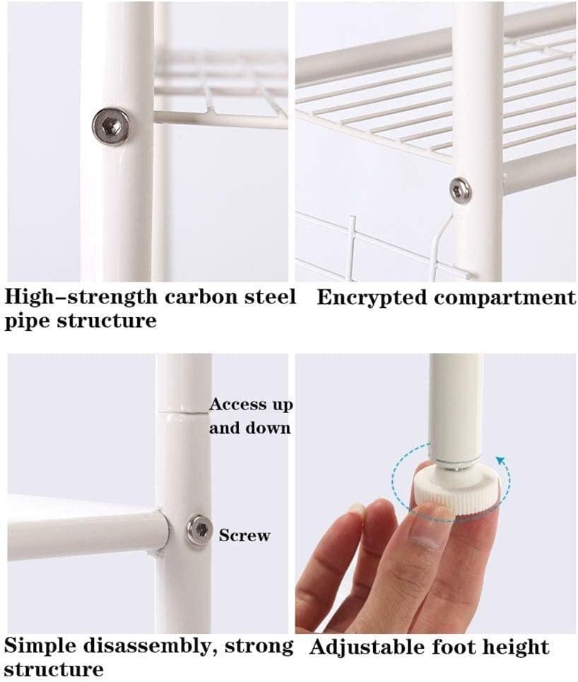 CARLA HOME 3-Tier Over Washing Machine Storage Rack for Laundry Room or Kitchen V178-36144