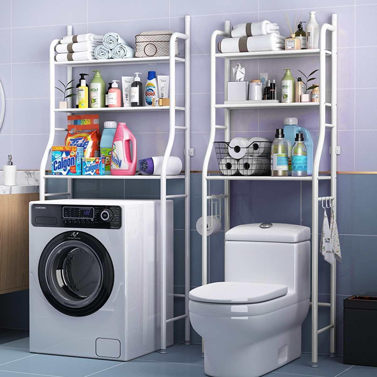 CARLA HOME 3-Tier Over Washing Machine Storage Rack for Laundry Room or Kitchen V178-36144
