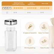 CARLA HOME Rotating Spice Rack Organizer with 12 Glass Jars for Kitchen Countertop V178-36146