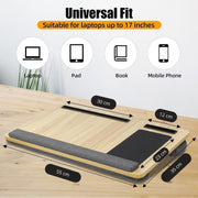 CARLA HOME Oversized Portable Lap Desk with Cushion,Mouse Pad, Tablet and Phone Holder which Fits Up to 17 V178-36162