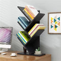 CARLA HOME 5-Tier Tree Bookshelf Storage Rack for Home Office or Bedroom (Black) V178-36164
