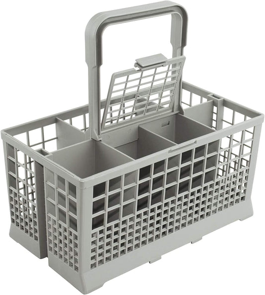CARLA HOME 8 Slot Universal Dishwasher Cutlery Basket with Handle and Lid which Fits Most Brands (240mm X V178-36174