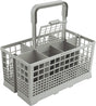 CARLA HOME 8 Slot Universal Dishwasher Cutlery Basket with Handle and Lid which Fits Most Brands (240mm X V178-36174