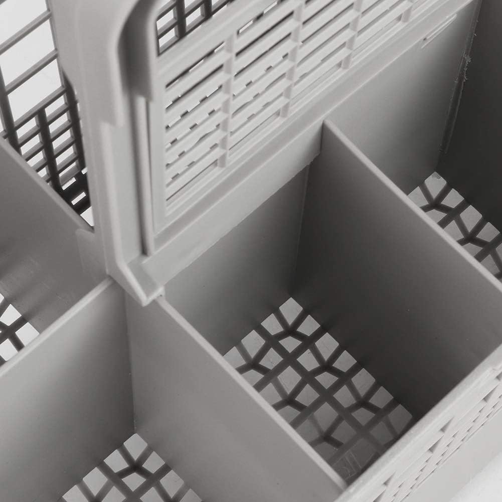 CARLA HOME 8 Slot Universal Dishwasher Cutlery Basket with Handle and Lid which Fits Most Brands (240mm X V178-36174