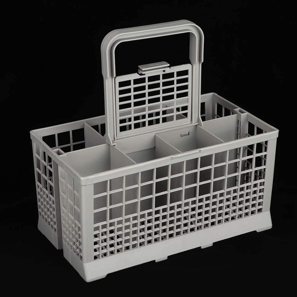 CARLA HOME 8 Slot Universal Dishwasher Cutlery Basket with Handle and Lid which Fits Most Brands (240mm X V178-36174