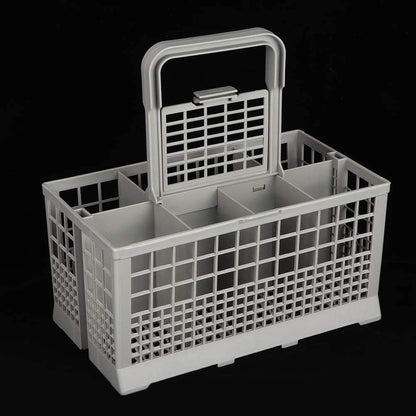CARLA HOME 8 Slot Universal Dishwasher Cutlery Basket with Handle and Lid which Fits Most Brands (240mm X V178-36174