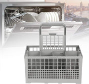 CARLA HOME 8 Slot Universal Dishwasher Cutlery Basket with Handle and Lid which Fits Most Brands (240mm X V178-36174