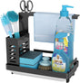 CARLA HOME Kitchen Sink Caddy Organizer with Sponge, Soap & Brush Storage and Rag Rack, Drain Tray & Utensil V178-36185