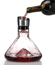 CARLA HOME Iceberg Wine Decanter with Aerator Filter and Lid V178-36191
