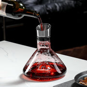 CARLA HOME Iceberg Wine Decanter with Aerator Filter and Lid V178-36191