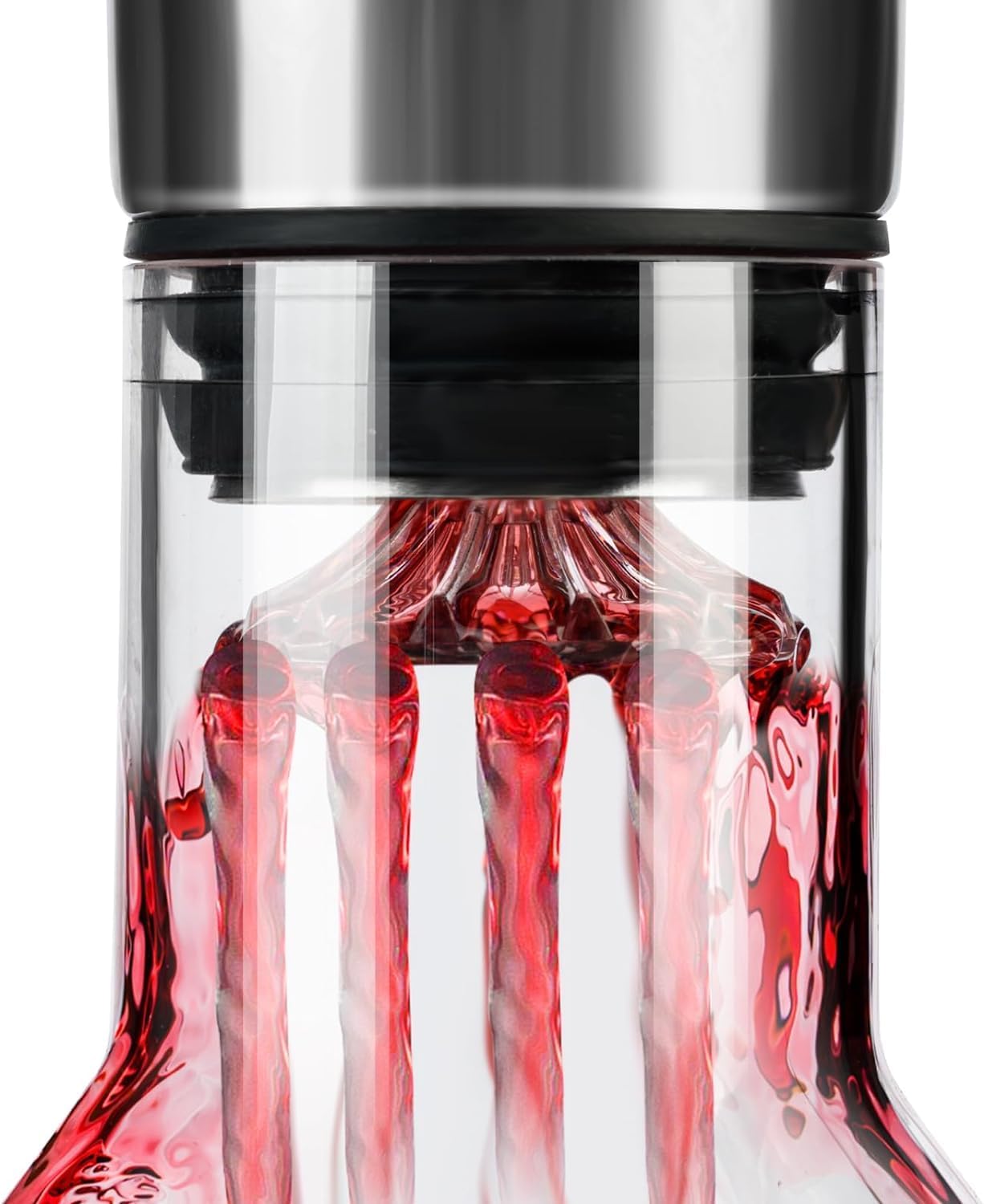 CARLA HOME Iceberg Wine Decanter with Aerator Filter and Lid V178-36191