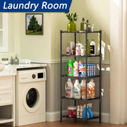 CARLA HOME 4-Tier Adjustable Metal Storage Shelves Wire Rack Organizer for Kitchen, Pantry, Bathroom or V178-36203