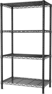 CARLA HOME 4-Tier Adjustable Metal Storage Shelves Wire Rack Organizer for Kitchen, Pantry, Bathroom or V178-36203