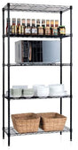 CARLA HOME 5-Tier Adjustable Metal Storage Shelves Wire Rack Organizer for Kitchen, Pantry, Bathroom or V178-36204