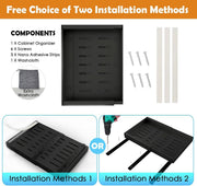 CARLA HOME 2 Pack Pull Out Cabinet Organizer Expandable for Cabinets with Adjustable Slide Out Shelves and V178-36209