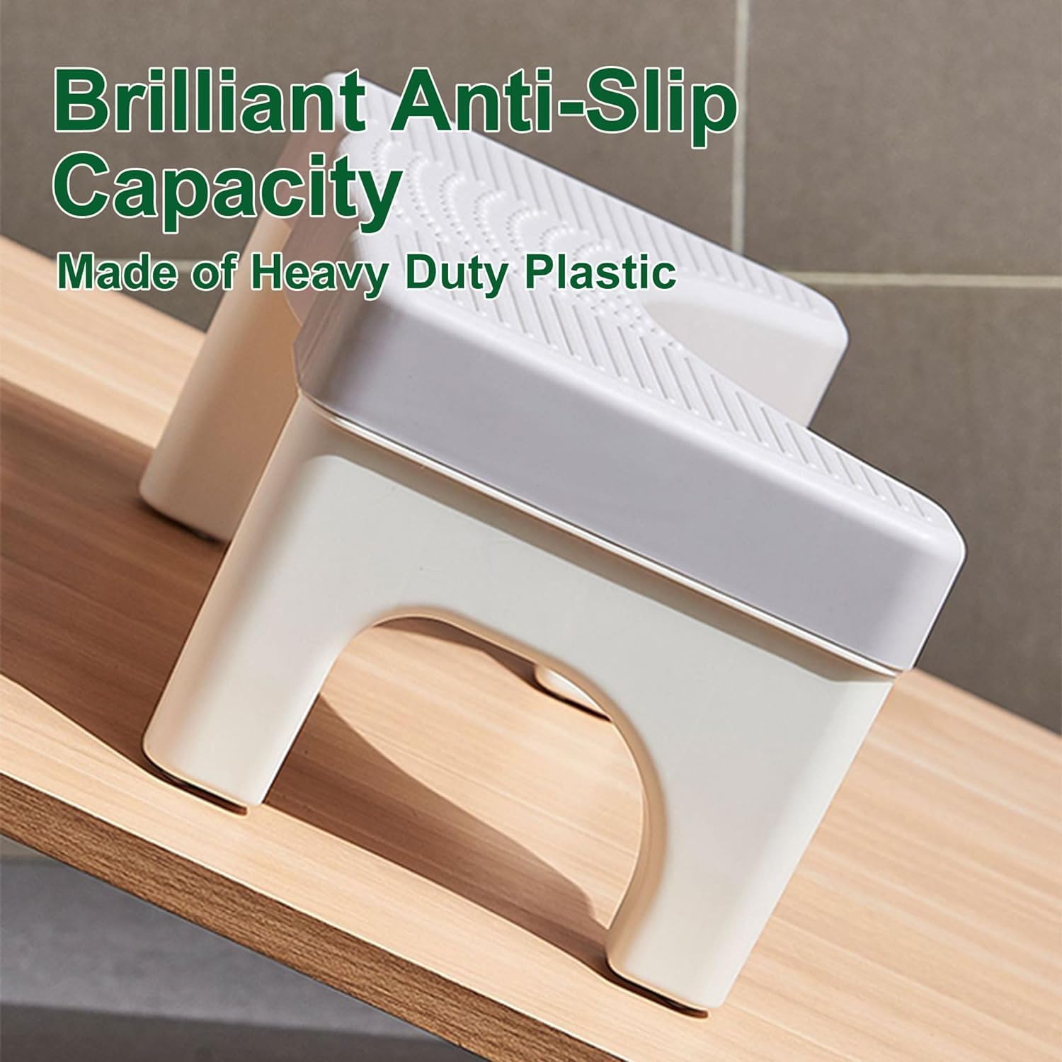 CARLA HOME Toilet Poop Stool Squat Adult for Easy Pooping for Bathroom Adults and Kids V178-36214