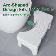 CARLA HOME Toilet Poop Stool Squat Adult for Easy Pooping for Bathroom Adults and Kids V178-36214