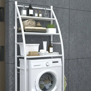 CARLA HOME 3-Tier Over Washing Machine Storage Rack for Laundry Room Space Saving, Towels, Detergent & V178-36231