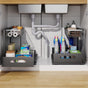 CARLA HOME 2 Pack Under Sink Organiser with Sliding Drawers for Kitchen & Bathroom V178-36237