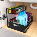 CARLA HOME 2 Tier Under Sink Organiser with Sliding Drawers for Kitchen & Bathroom V178-36246