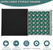 CARLA HOME K-Cup Coffee Pod Drawer for 36 Coffee Pods Storage for Home Kitchen Counter Organizer V178-36262