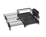 CARLA HOME Expandable Dish Drying Rack with Drainage Spout, Utensil Holder & Drainboardfor Kitchen Countertop V178-36264