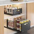 CARLA HOME 2 Pack Pullout Cabinet Kitchen Organizer Drawers with No-Drilling and Adhesive Design for Pantry & V178-36266