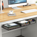 CARLA HOME 3-Pack Under Desk Storage Drawers Hidden Pull-Out Organizer for Office & Home V178-36282