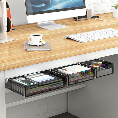 CARLA HOME 3-Pack Under Desk Storage Drawers Hidden Pull-Out Organizer for Office & Home V178-36282