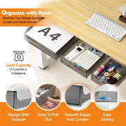 CARLA HOME 3-Pack Under Desk Storage Drawers Hidden Pull-Out Organizer for Office & Home V178-36282