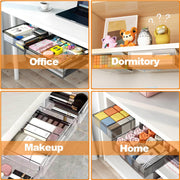 CARLA HOME 3-Pack Under Desk Storage Drawers Hidden Pull-Out Organizer for Office & Home V178-36282