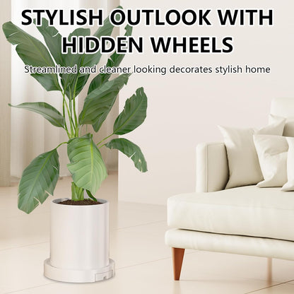 CARLA HOME Rolling Plant Stand with 360 degrees Wheels for Indoor Pots (26 cm) V178-36285