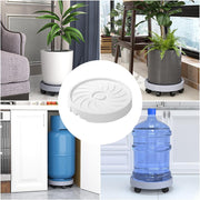 CARLA HOME 2-Pack Rolling Plant Stand with 360 degrees Wheels for Indoor Pots (26 cm) V178-36286