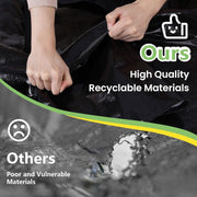 CARLA HOME 6-Pack Large Moving Storage Bags with Zippers & Handles with 95 Liters Capacity for Space Saving, V178-36296