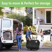 CARLA HOME 6-Pack Large Moving Storage Bags with Zippers & Handles with 95 Liters Capacity for Space Saving, V178-36296