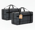 CARLA HOME 2-Pack 180L Extra Large Moving Storage Bags with Handles & Duty Zippered for Clothes, Travel, V178-36297