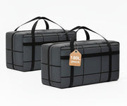 CARLA HOME 2-Pack 180L Extra Large Moving Storage Bags with Handles & Duty Zippered for Clothes, Travel, V178-36297