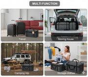 CARLA HOME 2-Pack 180L Extra Large Moving Storage Bags with Handles & Duty Zippered for Clothes, Travel, V178-36297