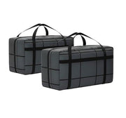 CARLA HOME 2-Pack 180L Extra Large Moving Storage Bags with Handles & Duty Zippered for Clothes, Travel, V178-36297