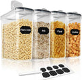CARLA HOME Airtight Cereal Storage Containers BPA-Free Food Dispensers with Pouring Lids for Pantry & Kitchen V178-36305