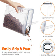 CARLA HOME Airtight Cereal Storage Containers BPA-Free Food Dispensers with Pouring Lids for Pantry & Kitchen V178-36305